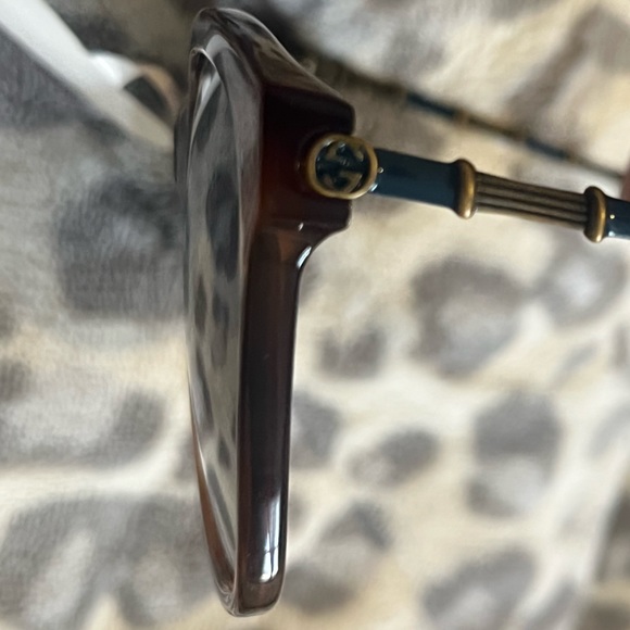 NWT Authentic Cat Eye Tortoise Shell Gucci Sunglasses - Picture 2 of 6